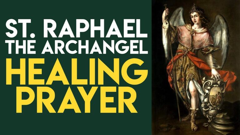 Healing Prayer To St Raphael