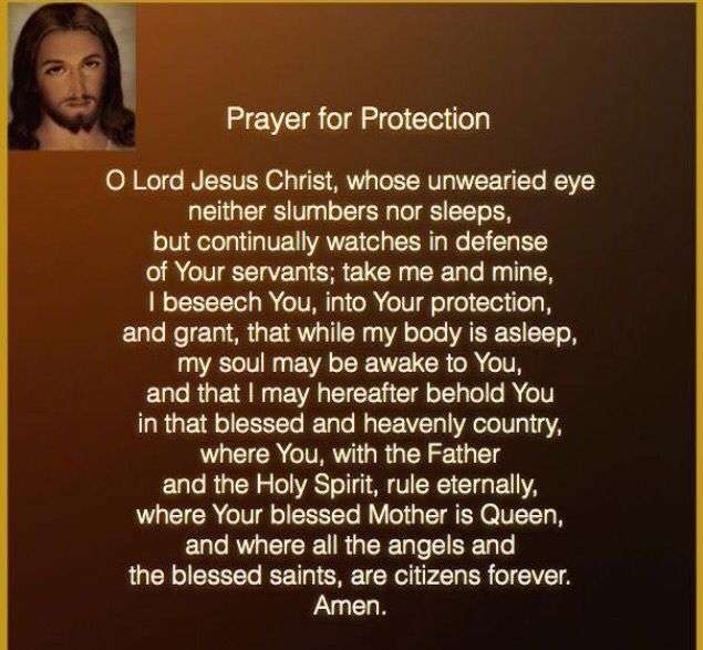 Prayer For Protection Catholic