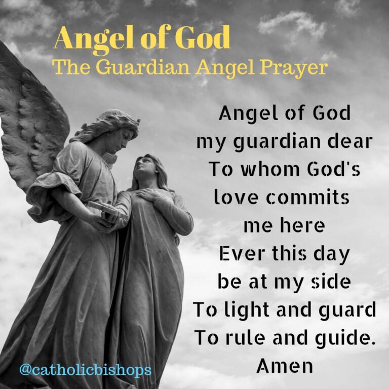 Prayer To Guardian Angels For Protection