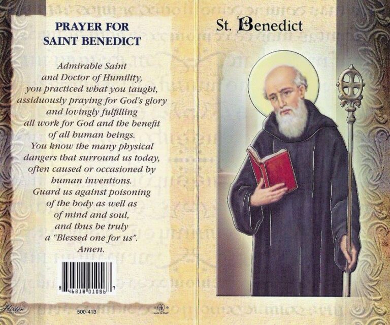 Prayer To St Benedict For Protection