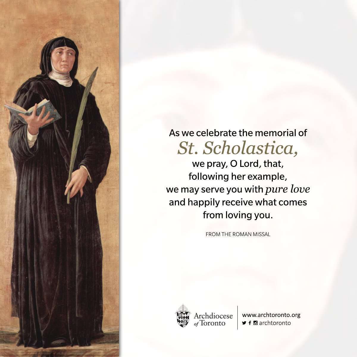 Prayer To St Scholastica