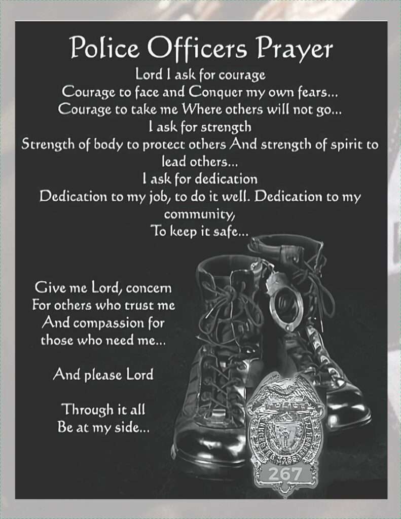 Prayer For Fallen Police Officers 2538