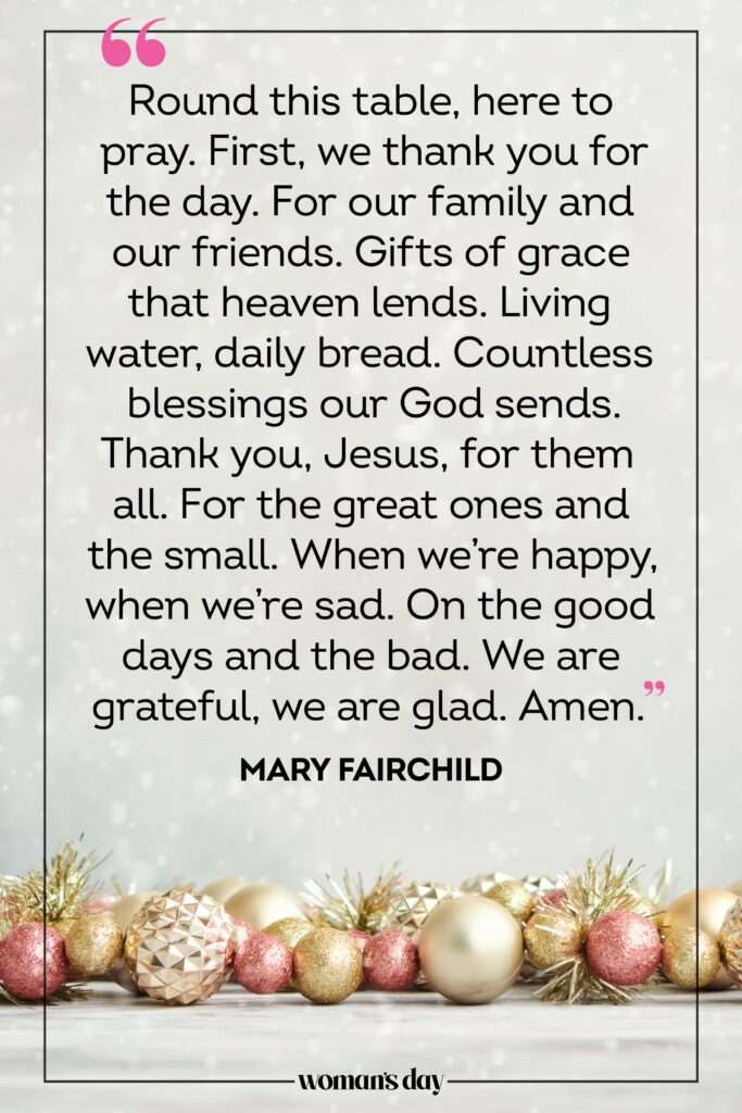 Christmas Prayers and Blessings for Family and Loved Ones