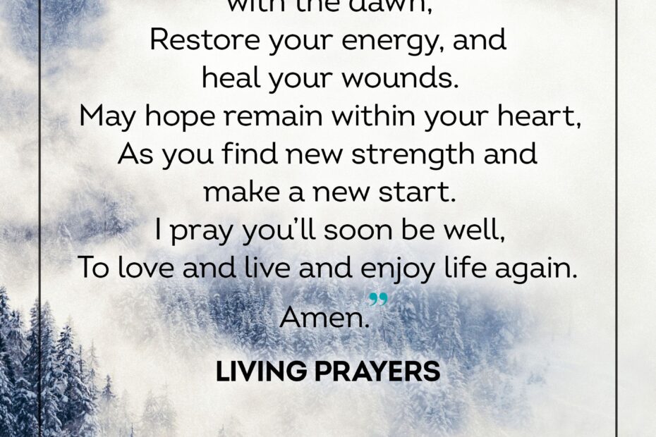 Short Prayer for Healing and Recovery: Finding Comfort in Times of Illness